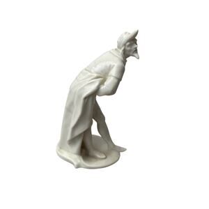 Nymphenburg Porcelain Pantalone Commedia dell'Arte Bustelli Figurine White 7"